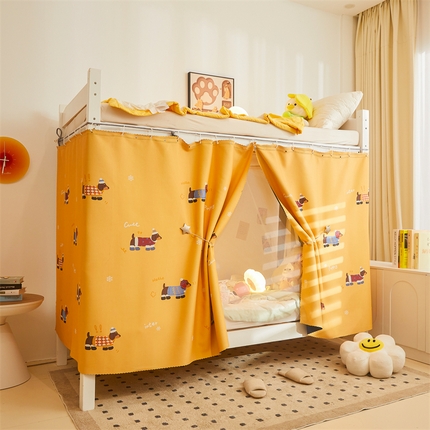 91家纺网 家纺一手货源 找家纺 （总）卓尔居 2025新款学生宿舍非一体式遮光床帘