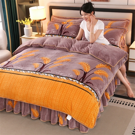 91家纺网 家纺一手货源 找家纺 （总）天之澜家纺 2025爆款高品类牛奶绒印花四件套