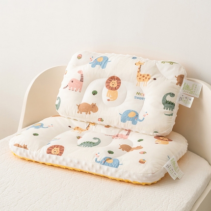 91家纺网 家纺一手货源 找家纺 （总）嗨生活 2025年A类母婴级科学分区护脊枕芯幼儿园枕芯全棉儿童绣花豆豆枕定型枕护颈枕直播电商好货推荐产品 