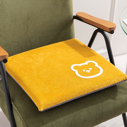 91家纺网 家纺一手货源 找家纺 （总）囍莱家纺 2024新款雪尼尔记忆棉坐垫ZD-G026