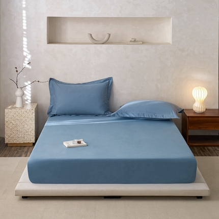 ROZ home 蕊姿家居 2024新款超柔磨毛全棉单床笠 夜色蓝