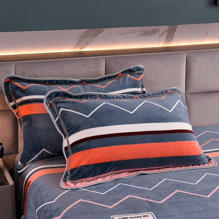 91家纺网 家纺一手货源 找家纺 绒品壹家家纺 2024新款180g7斤牛奶绒印花四件套 盛世年华