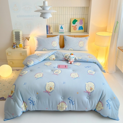 木堇家居 2024新款三丽欧针织麻绳四季被冬被被子被芯 玉桂狗