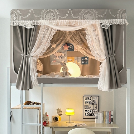 91家纺网 家纺一手货源 找家纺 （总）都市缘 2024新款高精密强遮光床帘学生蚊帐拉链方帐601爱丽丝系列