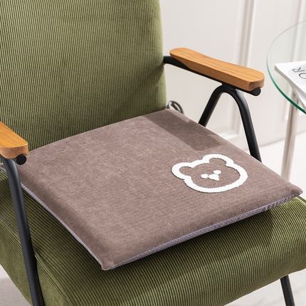 91家纺网 家纺一手货源 找家纺 （总）囍莱家纺 2024新款雪尼尔记忆棉坐垫ZD-G026