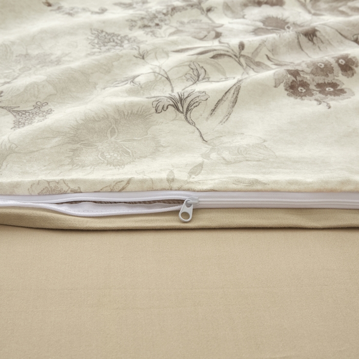 91家纺网 家纺一手货源 找家纺 柠馨 2024新款基础款全棉磨毛纯色四件套 米娅