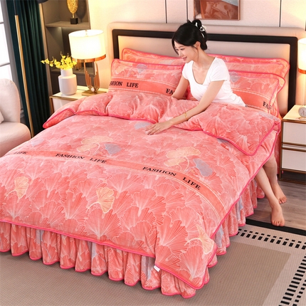 91家纺网 家纺一手货源 找家纺 （总）天之澜家纺 2025爆款高品类牛奶绒印花四件套