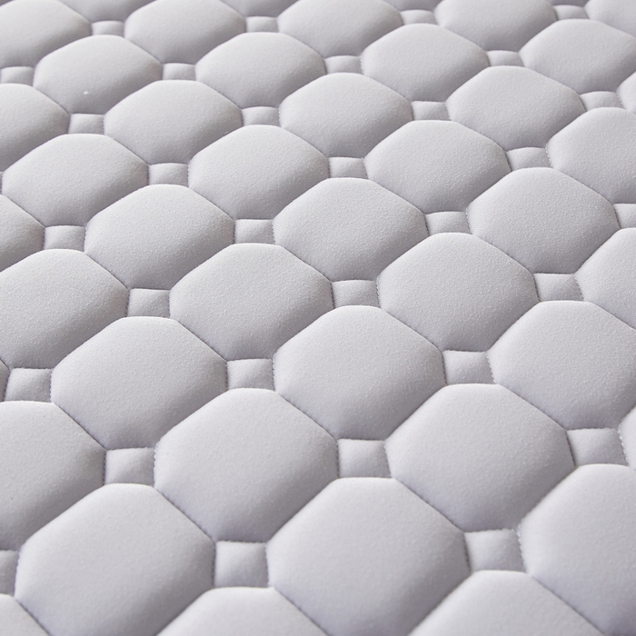 91家纺网 家纺一手货源 找家纺 卡派 2024新款乳胶记忆棉立体加厚加高床垫-方格系列 灰色