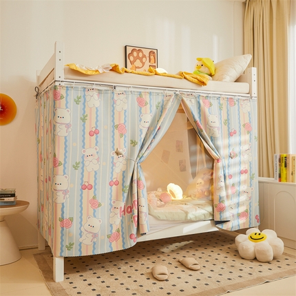 91家纺网 家纺一手货源 找家纺 （总）卓尔居 2025新款学生宿舍非一体式遮光床帘