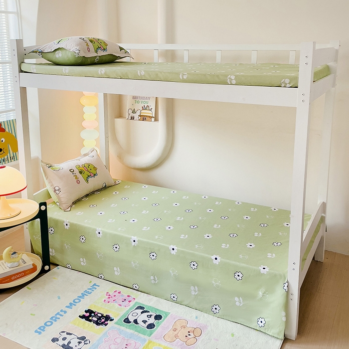 91家纺网 家纺一手货源 找家纺 梦卓家纺 2025新款芦荟棉三件套四件套  宿舍图 恐龙派对