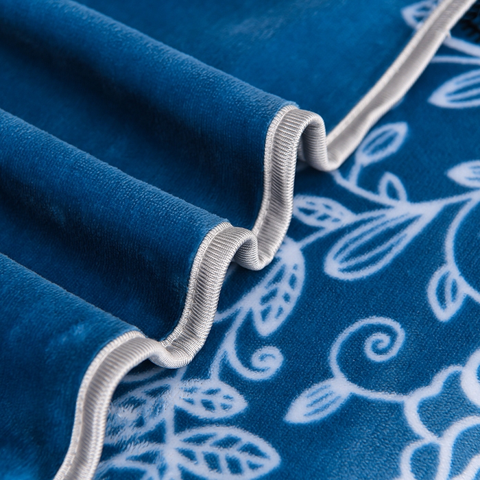 91家纺网 家纺一手货源 找家纺 绒品壹家家纺 2024新款180g7斤牛奶绒印花四件套 岁月静好