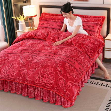 91家纺网 家纺一手货源 找家纺 （总）天之澜家纺 2025爆款高品类牛奶绒印花四件套