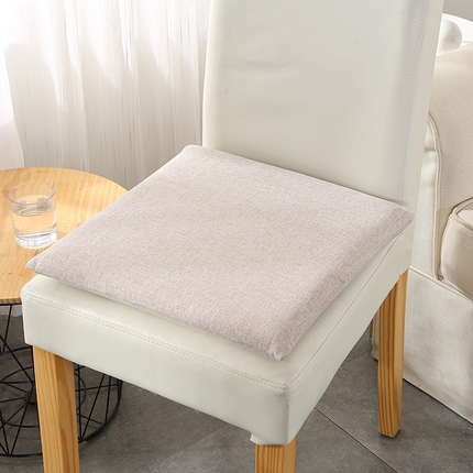 91家纺网 家纺一手货源 找家纺 （总）囍莱家纺 2024新款亚麻记忆棉坐垫ZD-C028