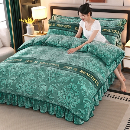 91家纺网 家纺一手货源 找家纺 （总）天之澜家纺 2025爆款高品类牛奶绒印花四件套