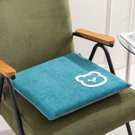 91家纺网 家纺一手货源 找家纺 （总）囍莱家纺 2024新款雪尼尔记忆棉坐垫ZD-G026