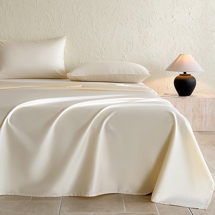 91家纺网 家纺一手货源 找家纺 （总）Mr.pig猪先生水洗棉 2024新品 A类全棉50S贡缎长绒棉单床笠床罩纯棉床垫保护套学生宿舍三件套床上用品