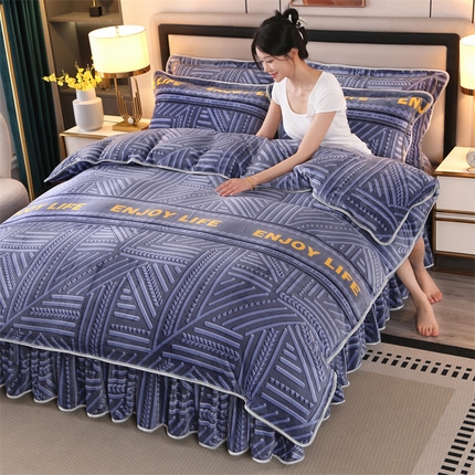 91家纺网 家纺一手货源 找家纺 （总）天之澜家纺 2025爆款高品类牛奶绒印花四件套