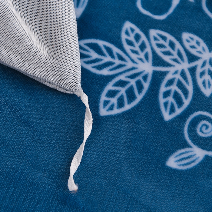 91家纺网 家纺一手货源 找家纺 绒品壹家家纺 2024新款180g7斤牛奶绒印花四件套 岁月静好