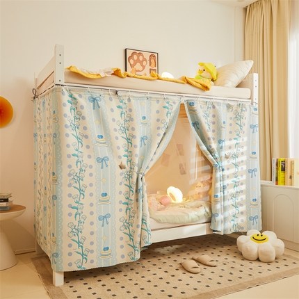 91家纺网 家纺一手货源 找家纺 （总）卓尔居 2025新款学生宿舍非一体式遮光床帘