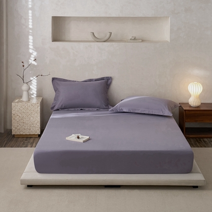 ROZ home 蕊姿家居 2024新款超柔磨毛全棉单床笠 蓝莓灰