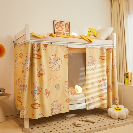 91家纺网 家纺一手货源 找家纺 （总）卓尔居 2025新款学生宿舍非一体式遮光床帘