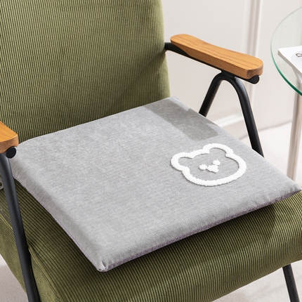 91家纺网 家纺一手货源 找家纺 （总）囍莱家纺 2024新款雪尼尔记忆棉坐垫ZD-G026