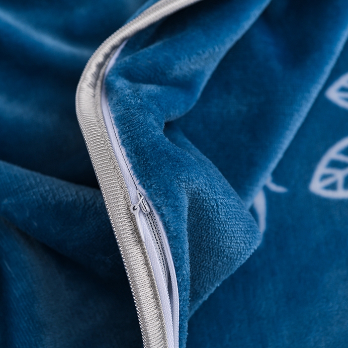 91家纺网 家纺一手货源 找家纺 绒品壹家家纺 2024新款180g7斤牛奶绒印花四件套 岁月静好