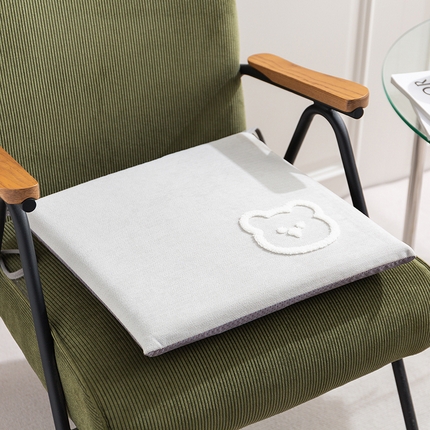 91家纺网 家纺一手货源 找家纺 （总）囍莱家纺 2024新款雪尼尔记忆棉坐垫ZD-G026