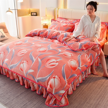 91家纺网 家纺一手货源 找家纺 （总）天之澜家纺 2025爆款高品类牛奶绒印花四件套