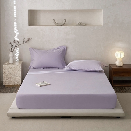 ROZ home 蕊姿家居 2024新款超柔磨毛全棉单床笠 丁香紫