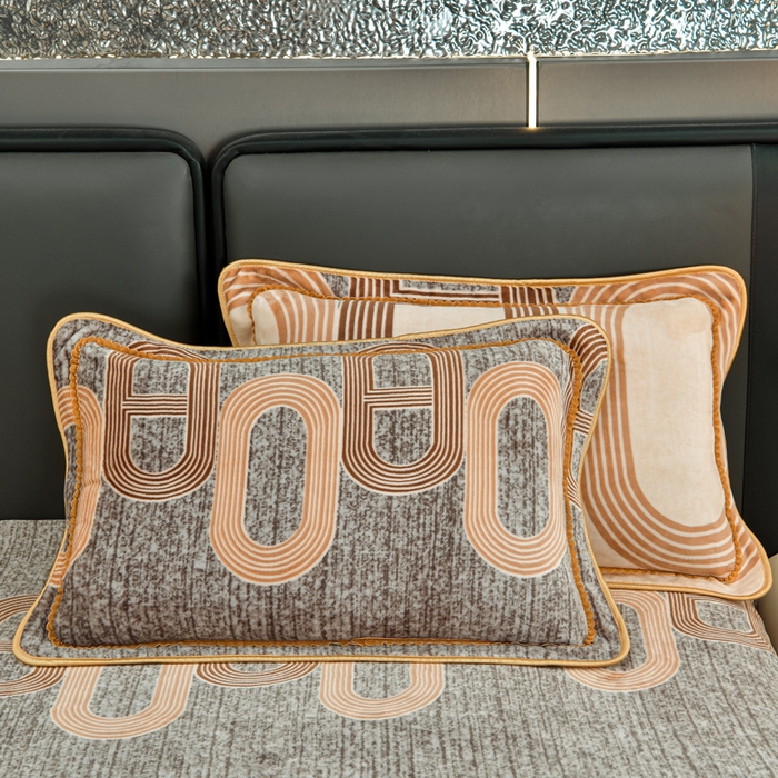 91家纺网 家纺一手货源 找家纺 雨洋2025新款加厚保暖8.5斤牛奶绒金貂婴儿绒四件套 安娜