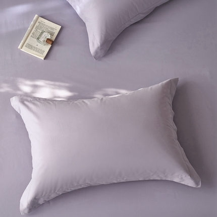 ROZ home 蕊姿家居 2024新款超柔磨毛全棉单枕套 丁香紫