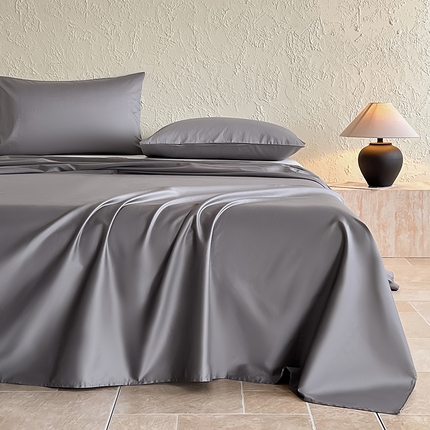 91家纺网 家纺一手货源 找家纺 （总）Mr.pig猪先生水洗棉 2024新品 A类全棉50S贡缎长绒棉单床笠床罩纯棉床垫保护套学生宿舍三件套床上用品