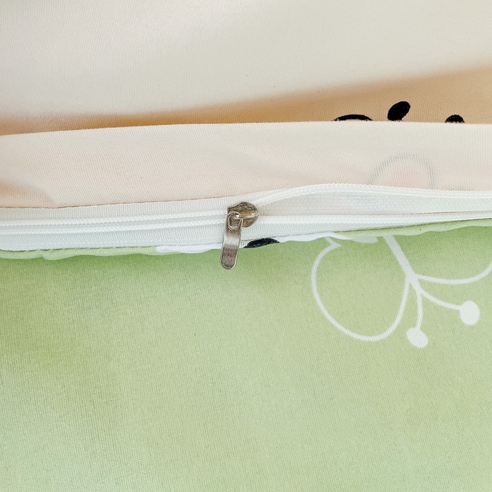 91家纺网 家纺一手货源 找家纺 梦卓家纺 2025新款芦荟棉三件套四件套  宿舍图 恐龙派对