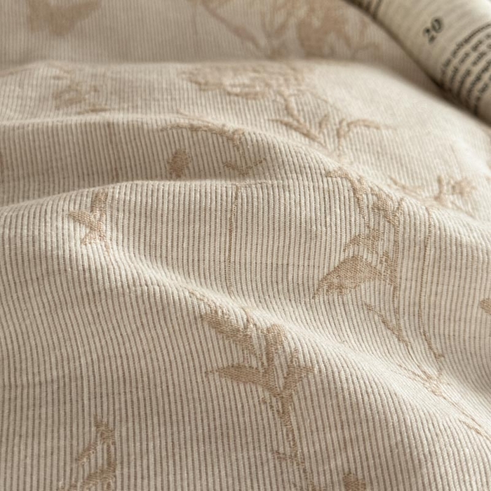 91家纺网 家纺一手货源 找家纺 2024新款A类全棉三层纱提花四件套--茵荔 茵荔-米咖