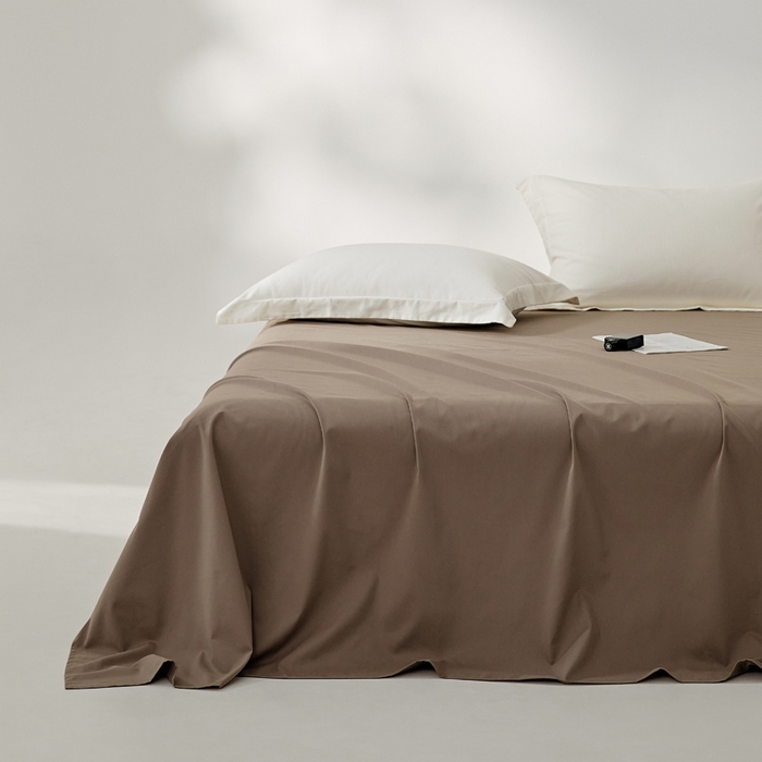 91家纺网 家纺一手货源 找家纺 EH家居 2024新款秋冬全棉磨毛单品系列-单床单 高级咖