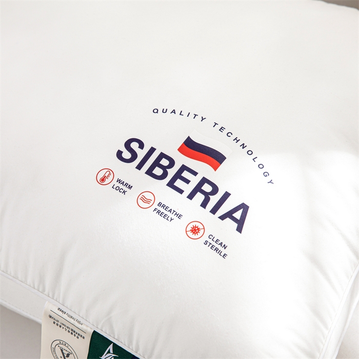 91家纺网 家纺一手货源 找家纺 佳尚枕芯 2025新款抖音热款全棉纯棉a类定形枕头枕芯国旗风格 白色-立体高枕