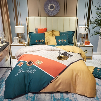 91家纺网 家纺一手货源 找家纺 （总）曼秀琳 2025秋冬新款全棉磨毛印花四件套