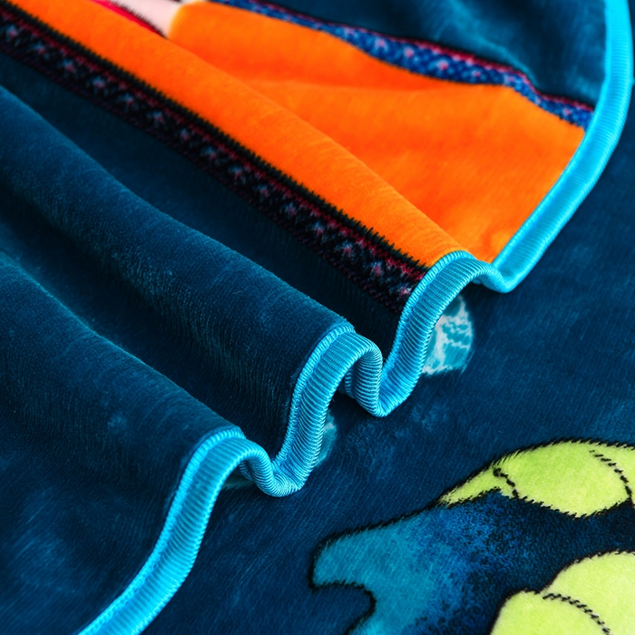 91家纺网 家纺一手货源 找家纺 绒品壹家家纺 2024新款5斤加厚金貂绒四件套 莲鲤嬉戏