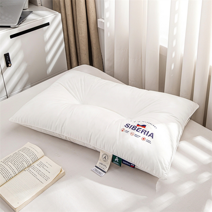 91家纺网 家纺一手货源 找家纺 佳尚枕芯 2025新款抖音热款全棉纯棉a类定形枕头枕芯国旗风格 白色-单边低枕