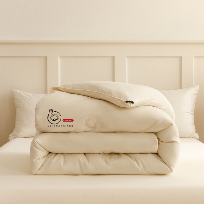 91家纺网 家纺一手货源 找家纺 （总）卡派 2024新款水洗棉全棉新疆棉花被子被芯