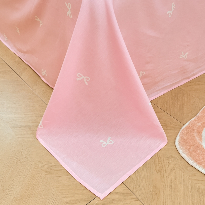 91家纺网 家纺一手货源 找家纺 桃子家居 2024纯棉大版三丽鸥卡通平网印花系列四件套 棉大版-D爱心樱桃kt