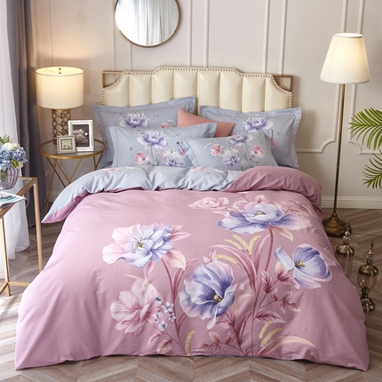 91家纺网 家纺一手货源 找家纺 （总）曼秀琳 2025秋冬新款全棉磨毛印花四件套