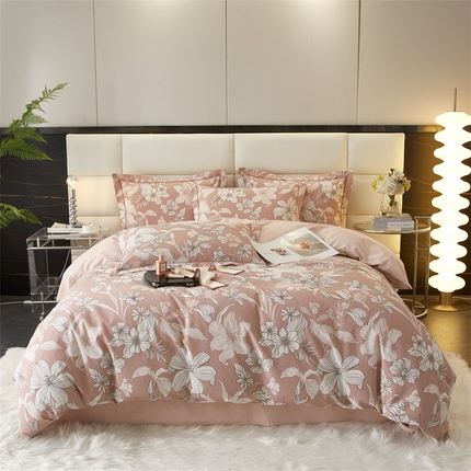 91家纺网 家纺一手货源 找家纺 （总）曼秀琳 2025秋冬新款全棉磨毛印花四件套