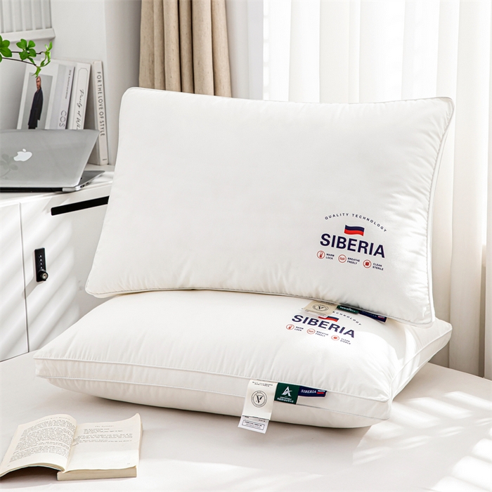 91家纺网 家纺一手货源 找家纺 佳尚枕芯 2025新款抖音热款全棉纯棉a类定形枕头枕芯国旗风格 白色-立体高枕