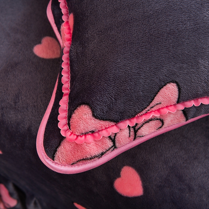 91家纺网 家纺一手货源 找家纺 绒品壹家家纺 2024新款5斤加厚金貂绒四件套 爱心结