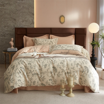 91家纺网 家纺一手货源 找家纺 （总2）2025秋冬新款全棉超柔生态磨毛四件套（32*21支）