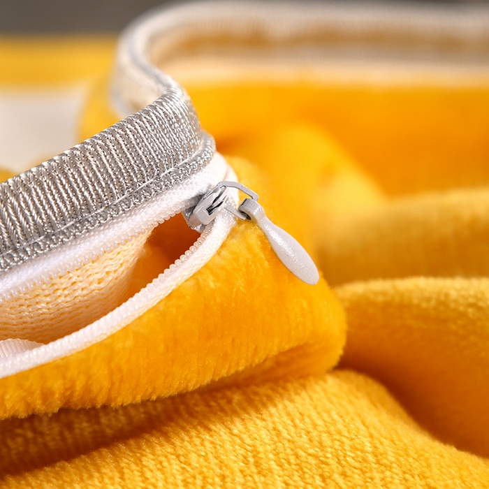 91家纺网 家纺一手货源 找家纺 绒品壹家家纺 2024新款5斤加厚金貂绒四件套 萌萌熊