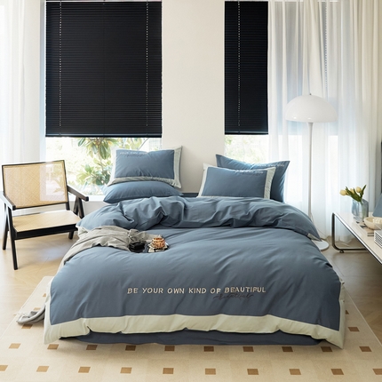 91家纺网 家纺一手货源 找家纺 （总）EH家居 2024新款全棉磨毛四件套-知己系列