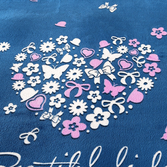 91家纺网 家纺一手货源 找家纺 绒品壹家家纺 2024新款5斤加厚金貂绒四件套 一见倾心 蓝